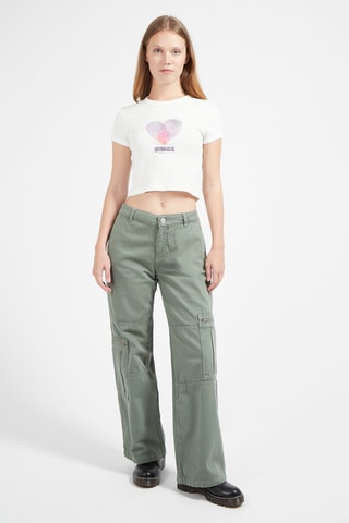 T-shirt court Entergalactic Heart Blanc