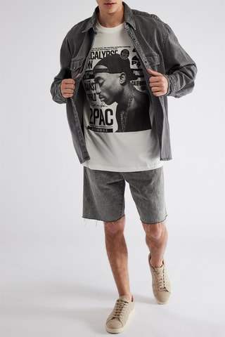 T-shirt Tupac - Branco