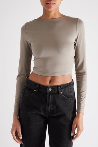 Crop top - Beige