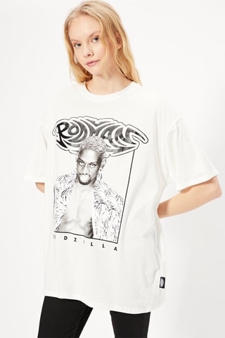 T-shirt Rodman Branco