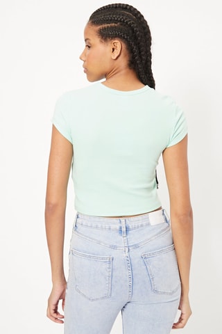 T-shirt cropped - Vert d’eau