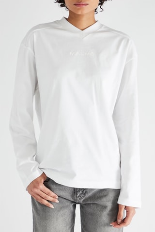 T-shirt oversize - Blanc