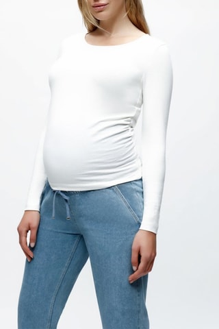 T-shirt de grávida - Branco