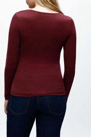 T-shirt de grávida - Bordô