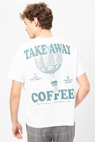 T-shirt - Branco e verde