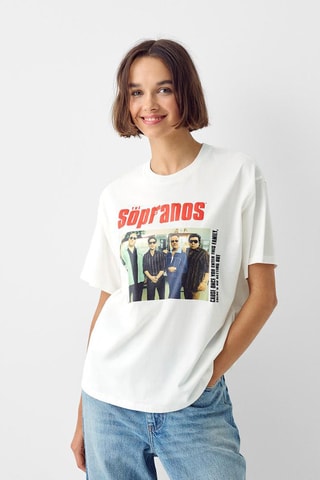 T-shirt The Sopranos - Branco