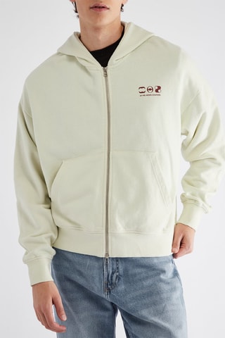 Sweat com capuz - Cinzento