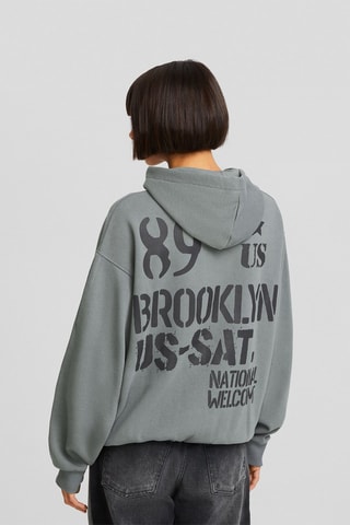 Sweat à capuche - Kaki