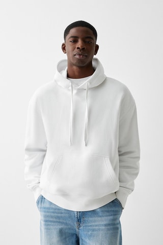 Sweat com capuz - Branco