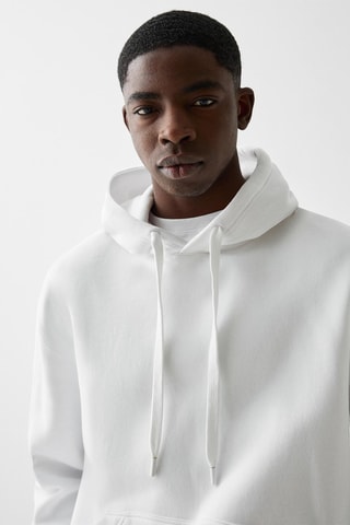 Sweat com capuz - Branco