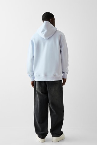 Sweat com capuz - Azul
