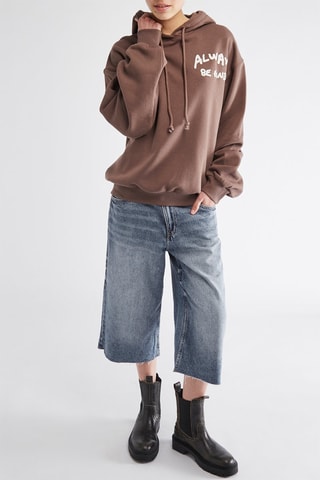 Sweat à capuche - Marron