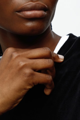 Sweat em veludo - Preto