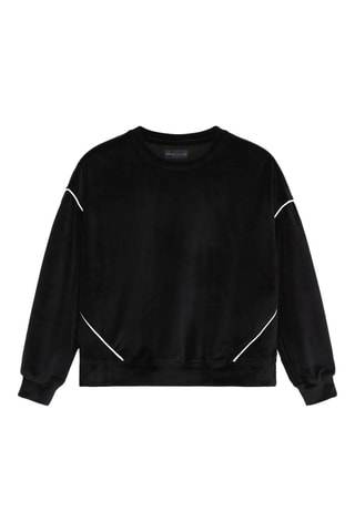 Sweat em veludo - Preto