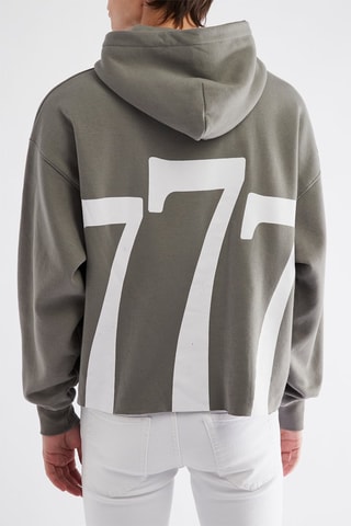 Sweat com capuz - Cinzento
