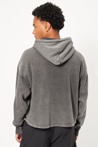 Sweat com capuz - Cinzento