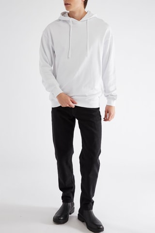 Sweat com capuz - Branco