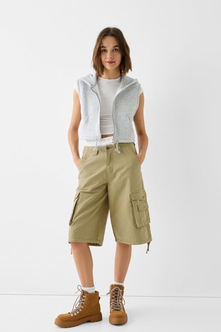 Bermuda oversize - Kaki