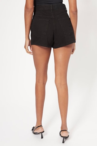 Short en jean - Noir