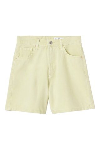 Short en jean Como Jaune