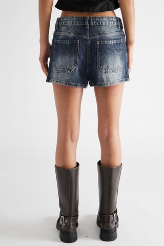 Short en jean - Bleu