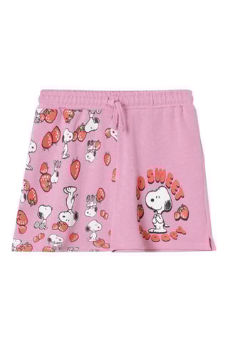 Calções Snoopy e os Peanuts Rosa