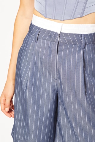 Bermuda taille haute - Bleu marine