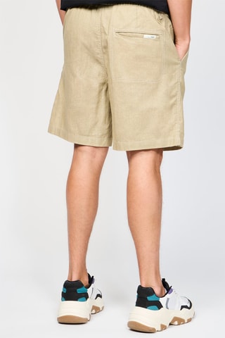 Bermudas em linho - Caqui