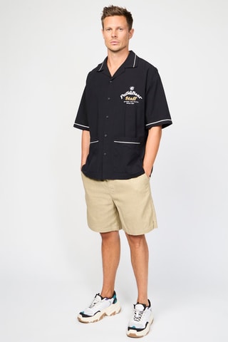Bermudas em linho - Caqui