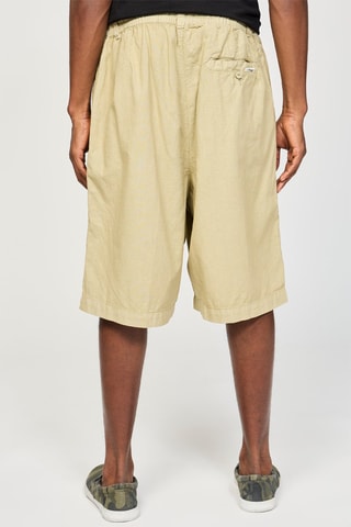 Bermudas em linho - Bege