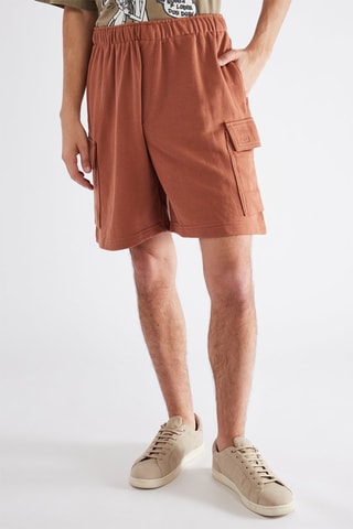 Bermudas - Vermelho-tijolo