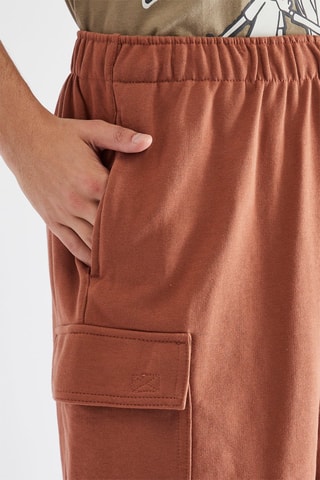 Bermudas - Vermelho-tijolo