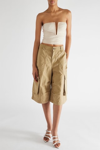 Bermudas oversize - Bege