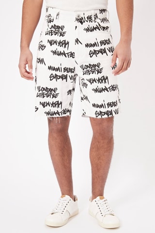 Bermudas de ganga Branco