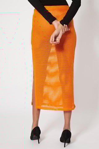 Saia midi Laranja