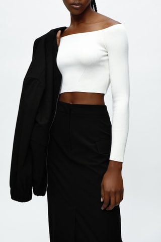 Saia midi - Preto