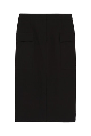 Saia midi - Preto