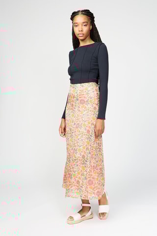 Saia midi - Bege
