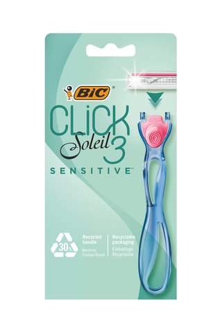 Rasoir pour femme Click 3 Soleil Sensitive + 2 recharges - 3 lames