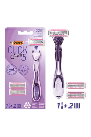 Rasoir pour femme Click 5 Soleil + 2 recharges - 5 lames