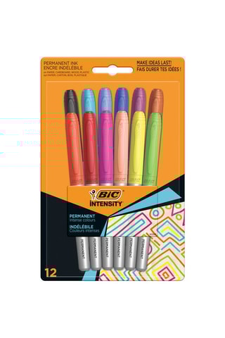 12 marqueurs permanents Marking® Intense - 12 encres
