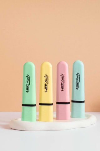 12 surligneurs Marking Flat 
Jaune pastel