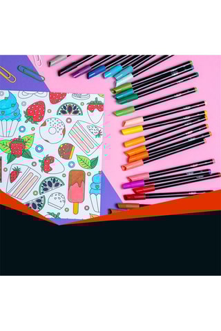 12 feutres de coloriage pour adultes à pointe fine Intensity