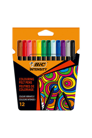 12 feutres de coloriage pour adultes à pointe fine Intensity