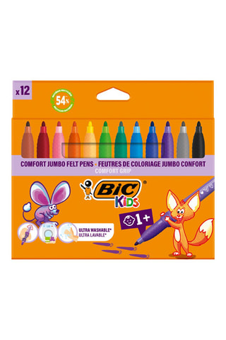 Etui de feutres de coloriage Jumbo confort - 12 feutres