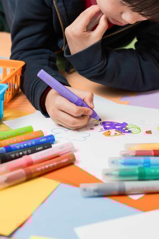 Etui de feutres de coloriage Jumbo confort - 12 feutres