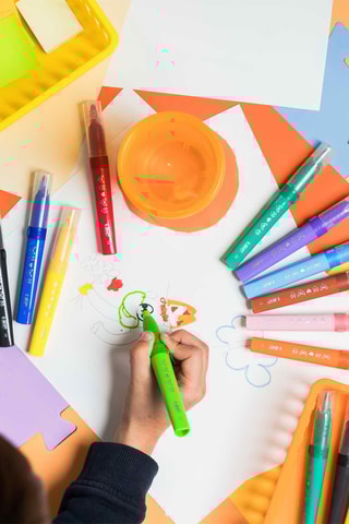 Etui de feutres de coloriage Jumbo confort - 12 feutres