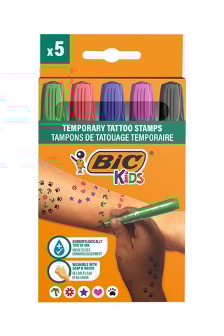 5 tampons de tatouage temporaire