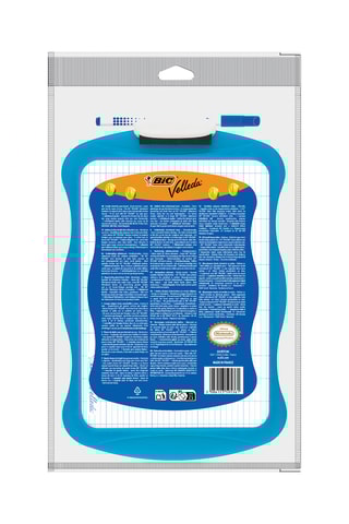 Ardoise Velleda double-face avec marqueur effaçable et effacette Mario Kart Nintendo - Encre bleu