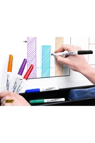 8 feutres effaçables à sec Velleda® 1741 - 8 encres